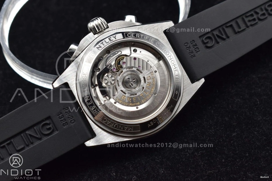 1:1 A7750 43mm Best SS L-Black Wht Version B01 LE Chrono Navitimer BLS 0801